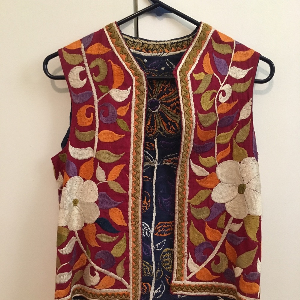 Vintage Heavily Embroidered Ethnic Vest